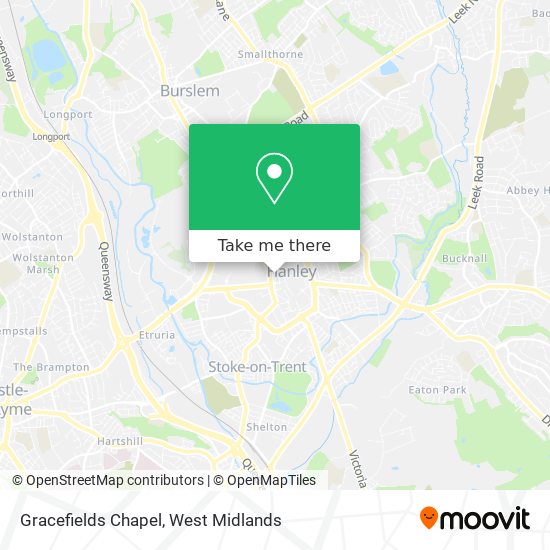 Gracefields Chapel map