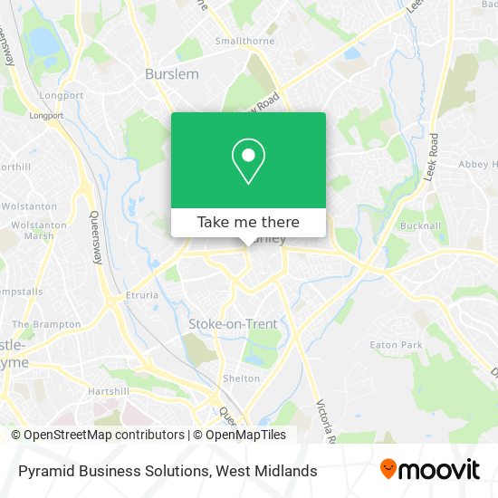 Pyramid Business Solutions map