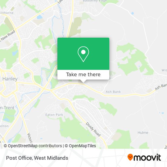 Post Office map
