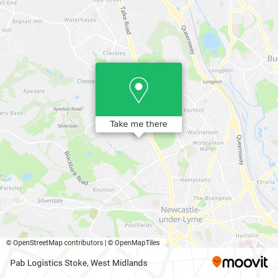 Pab Logistics Stoke map