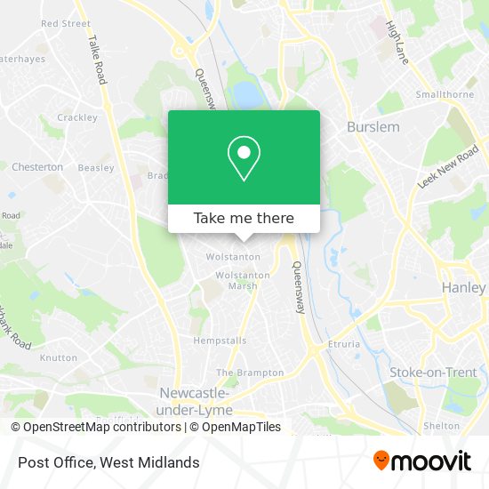 Post Office map