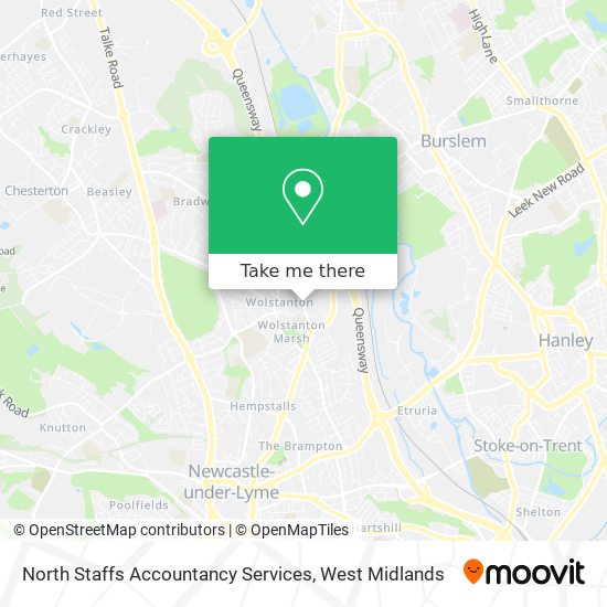 North Staffs Accountancy Services map