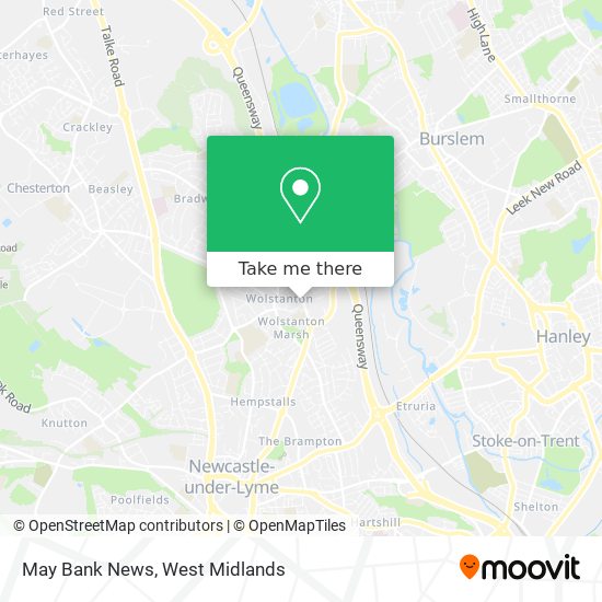 May Bank News map