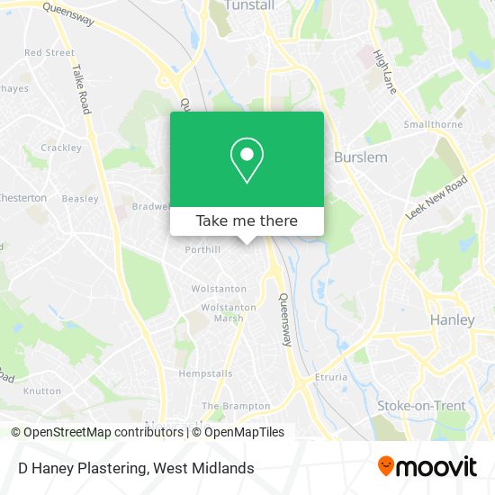 D Haney Plastering map