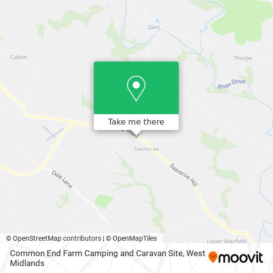 Common End Farm Camping and Caravan Site map