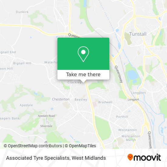 Associated Tyre Specialists map