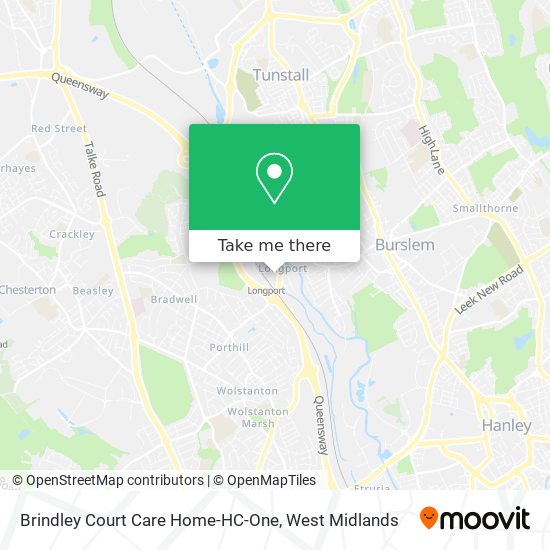 Brindley Court Care Home-HC-One map