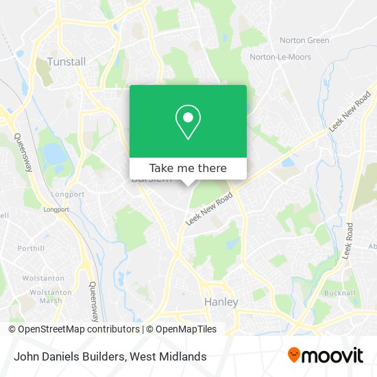 John Daniels Builders map