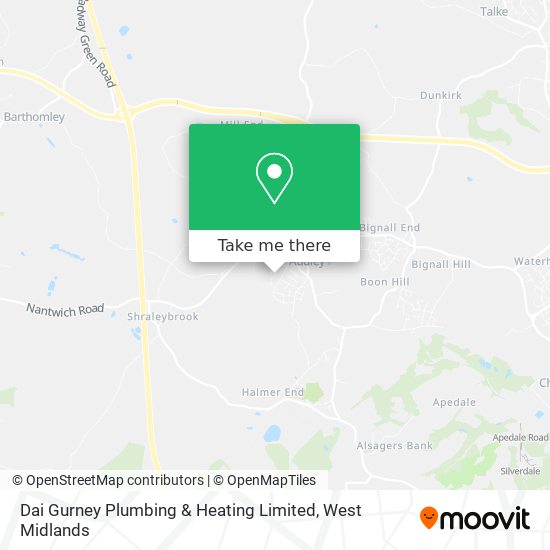 Dai Gurney Plumbing & Heating Limited map
