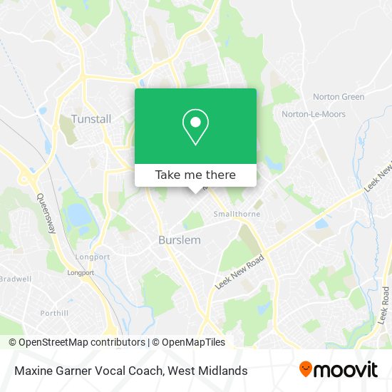 Maxine Garner Vocal Coach map