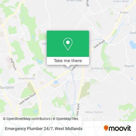 Emergency Plumber 24/7 map
