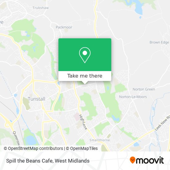 Spill the Beans Cafe map