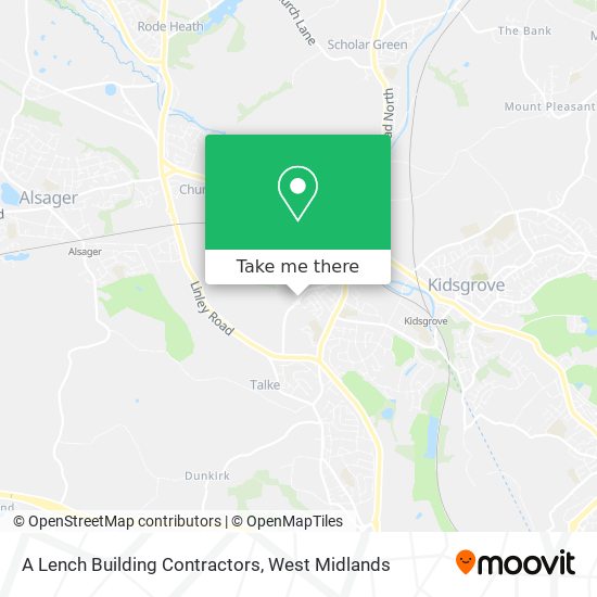 A Lench Building Contractors map