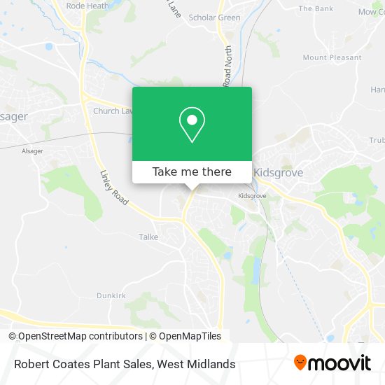 Robert Coates Plant Sales map