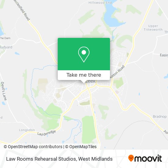 Law Rooms Rehearsal Studios map