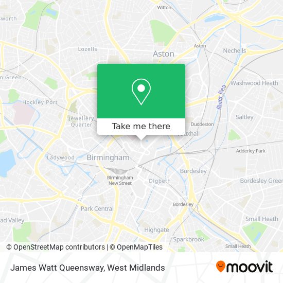 James Watt Queensway map