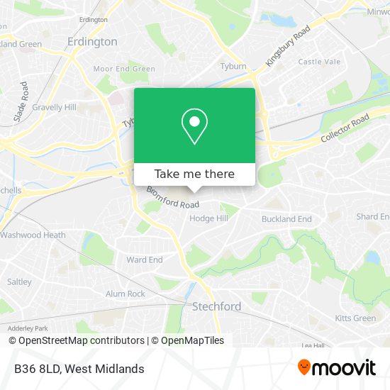 B36 8LD map