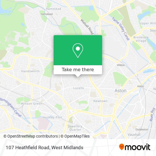 107 Heathfield Road map