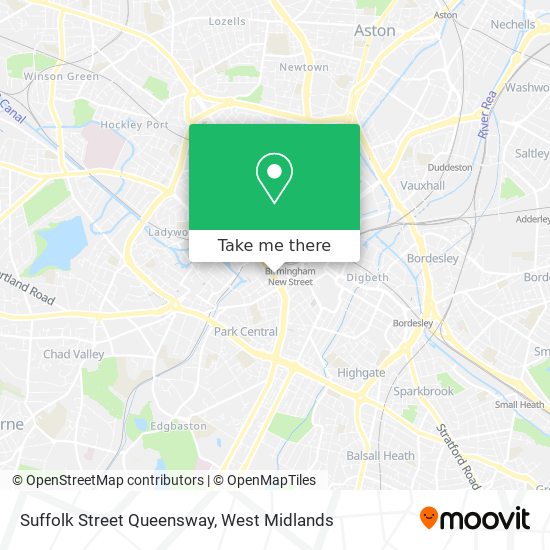 Suffolk Street Queensway map