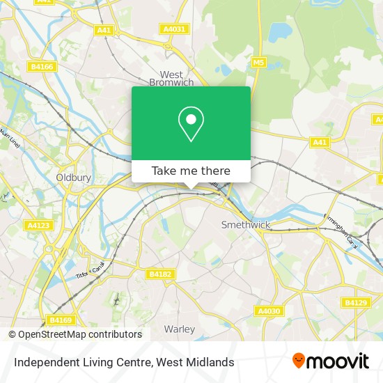 Independent Living Centre map