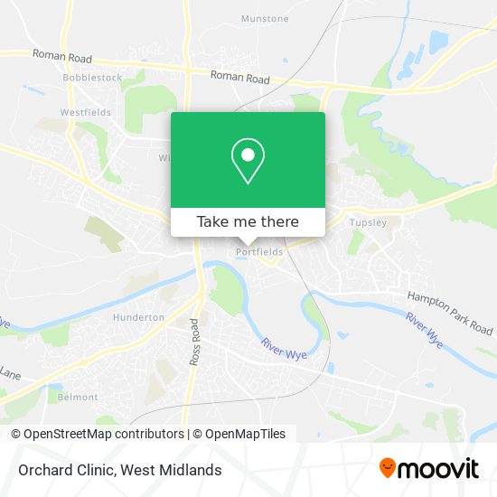 Orchard Clinic map