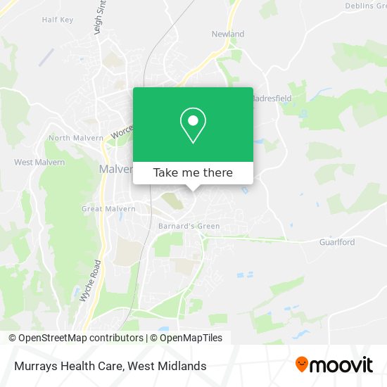 Murrays Health Care map