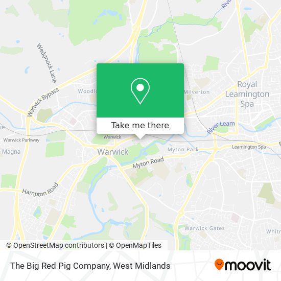 The Big Red Pig Company map