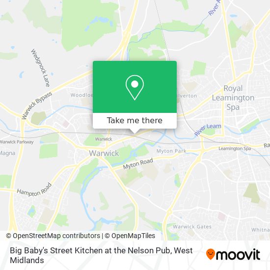 Big Baby's Street Kitchen at the Nelson Pub map