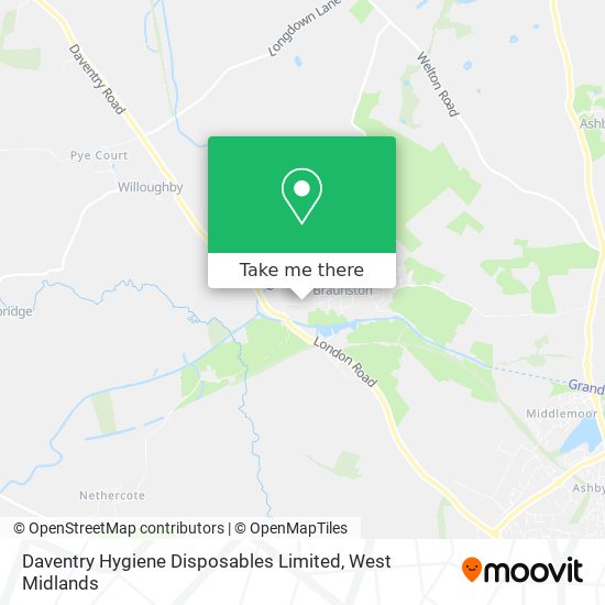 Daventry Hygiene Disposables Limited map