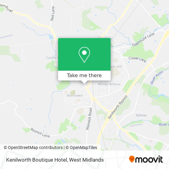 Kenilworth Boutique Hotel map