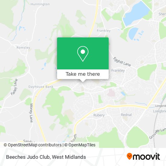 Beeches Judo Club map