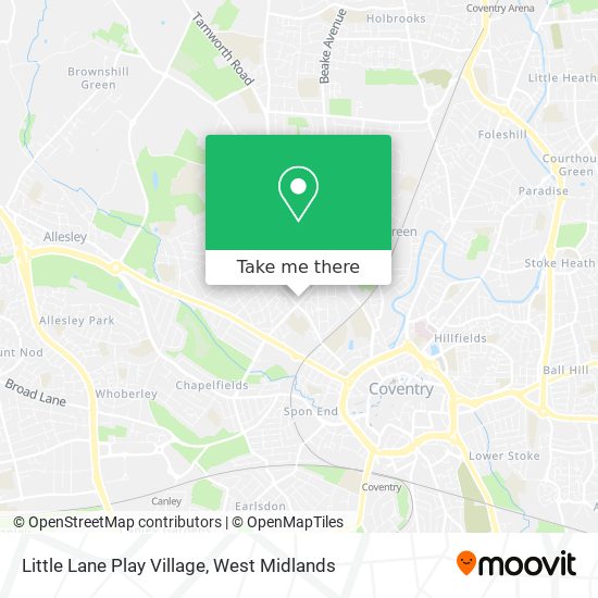 Little Lane Play Village map