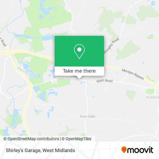 Shirley's Garage map