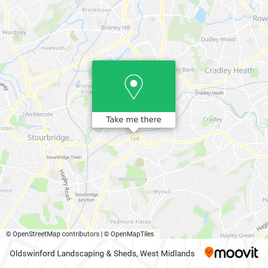 Oldswinford Landscaping & Sheds map