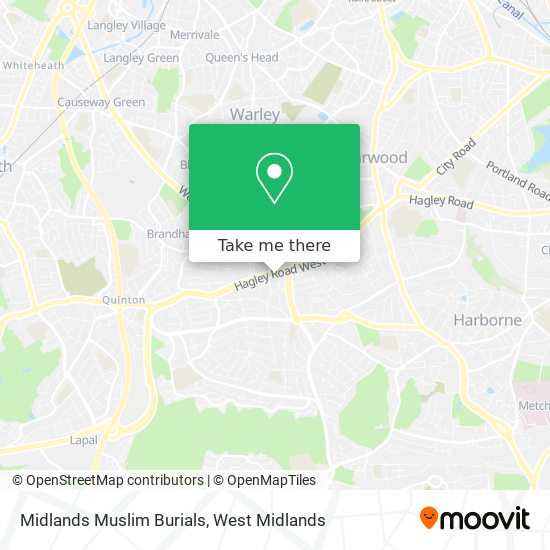 Midlands Muslim Burials map