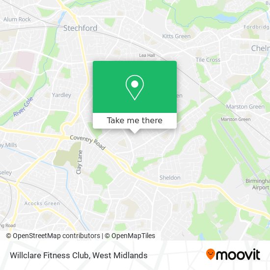 Willclare Fitness Club map