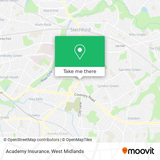 Academy Insurance map
