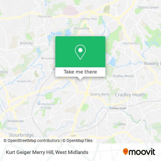 Kurt Geiger Merry Hill map