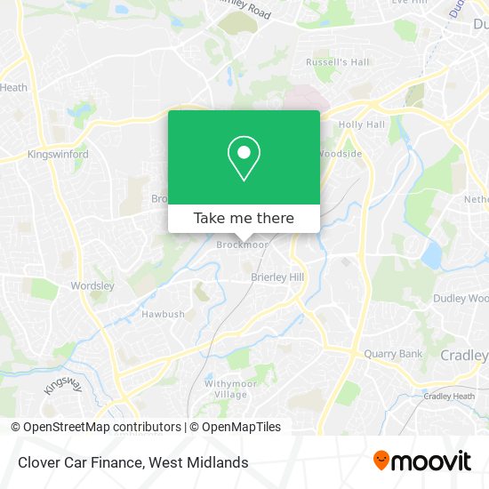 Clover Car Finance map