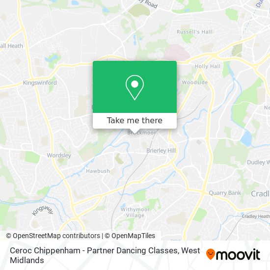 Ceroc Chippenham - Partner Dancing Classes map