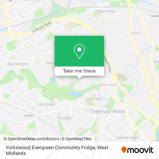 Yorkswood Evergreen Community Fridge map