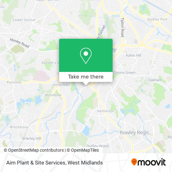 Aim Plant & Site Services map