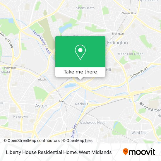 Liberty House Residential Home map