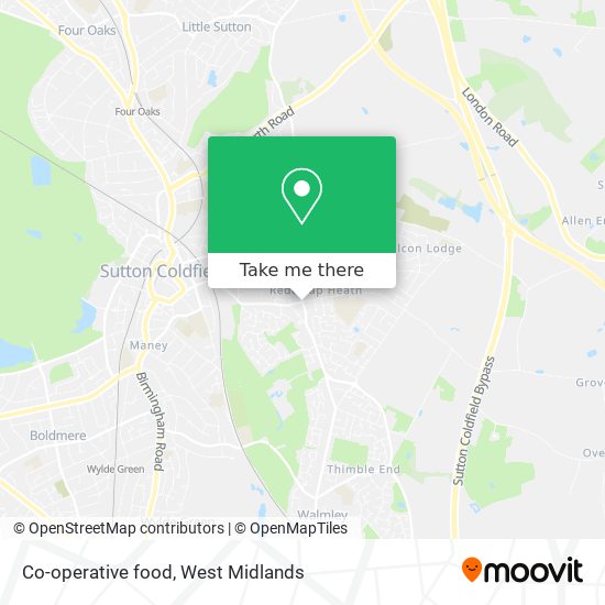 Co-operative food map