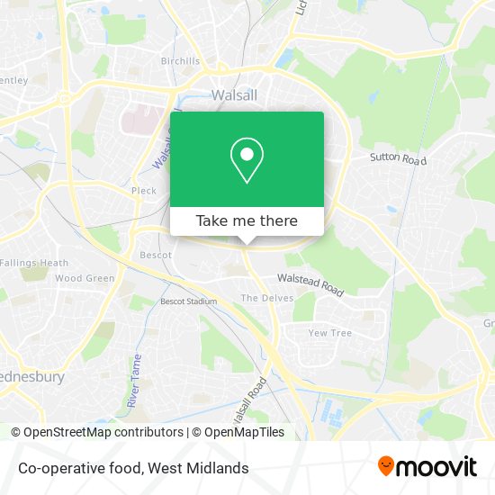 Co-operative food map