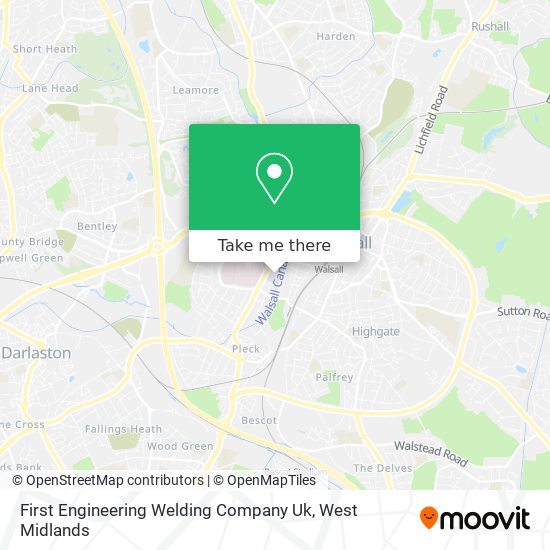 First Engineering Welding Company Uk map