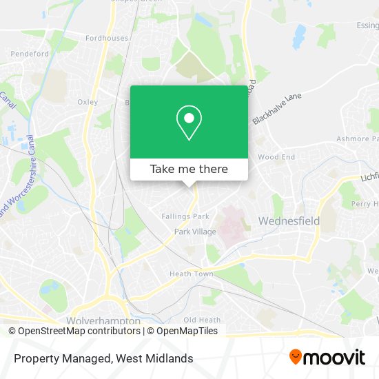 Property Managed map