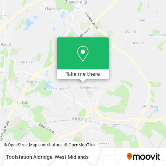 Toolstation Aldridge map