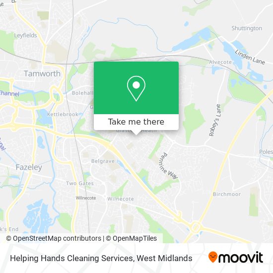 Helping Hands Cleaning Services map