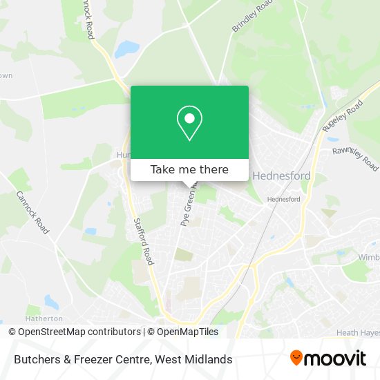 Butchers & Freezer Centre map